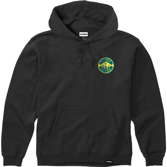 Etnies Men's 3 Pines Pullover Hoodie Sweatshirt in XX-Large Black - Picture 2 of 2